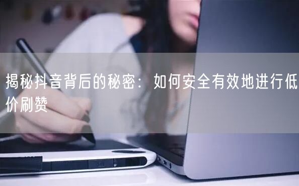 揭秘抖音背后的秘密：如何安全有效地进行低价刷赞