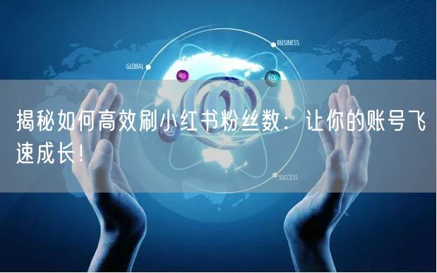 揭秘如何高效刷小红书粉丝数：让你的账号飞速成长！