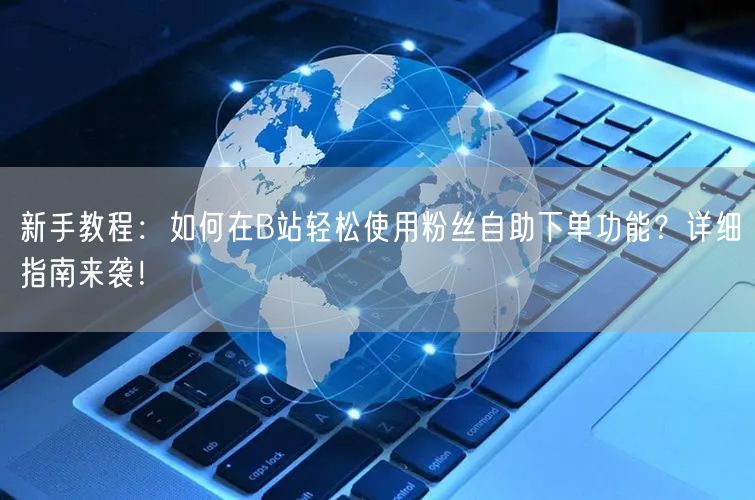新手教程：如何在B站轻松使用粉丝自助下单功能？详细指南来袭！