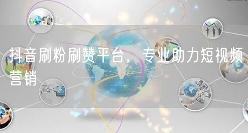 抖音刷粉刷赞平台，专业助力短视频营销