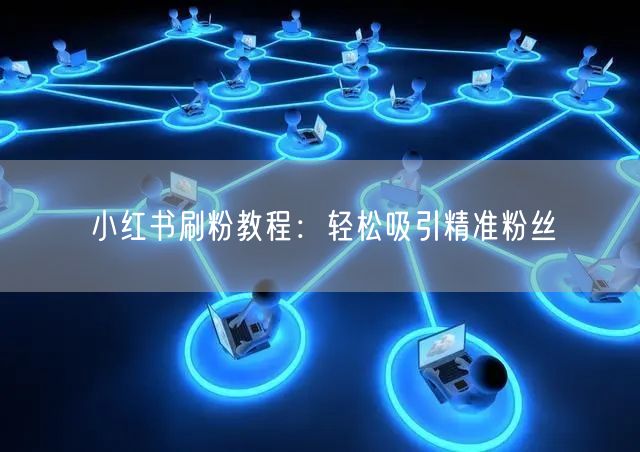 小红书刷粉教程：轻松吸引精准粉丝