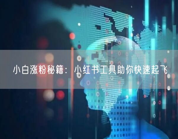 小白涨粉秘籍：小红书工具助你快速起飞