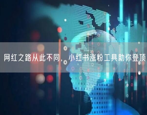 网红之路从此不同，小红书涨粉工具助你登顶