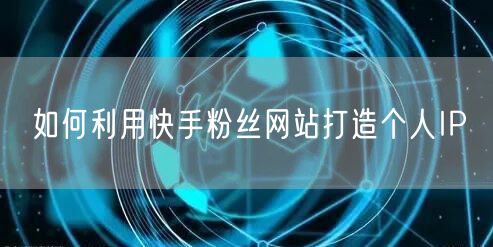 如何利用快手粉丝网站打造个人IP