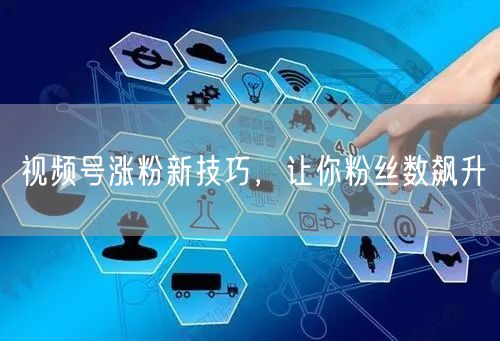 视频号涨粉新技巧，让你粉丝数飙升
