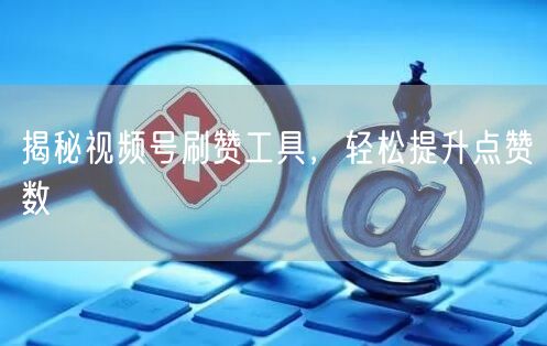 揭秘视频号刷赞工具，轻松提升点赞数