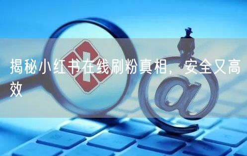 揭秘小红书在线刷粉真相，安全又高效