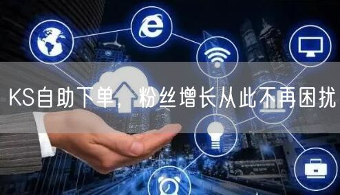 KS自助下单，粉丝增长从此不再困扰