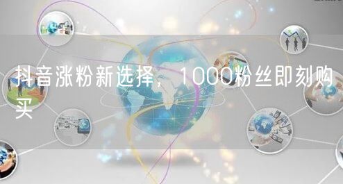 抖音涨粉新选择，1000粉丝即刻购买