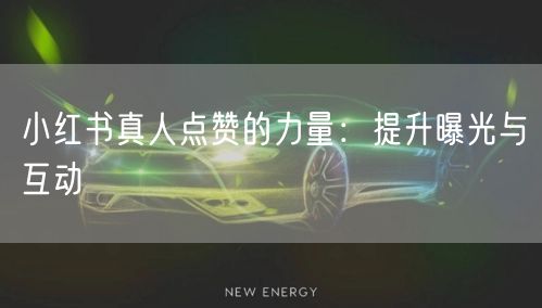 小红书真人点赞的力量：提升曝光与互动