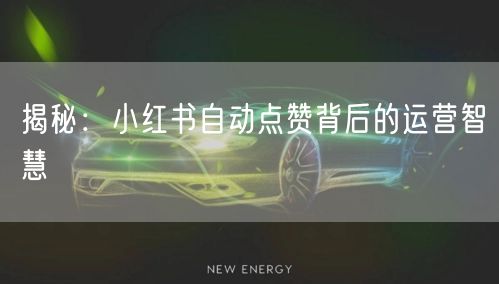 揭秘：小红书自动点赞背后的运营智慧