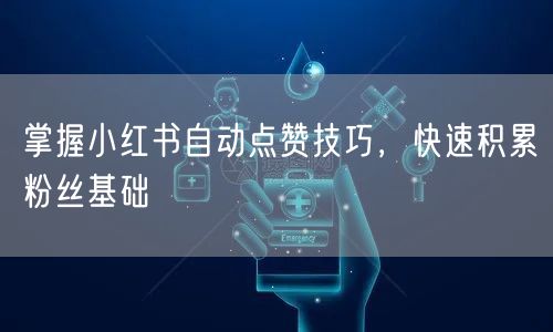 掌握小红书自动点赞技巧，快速积累粉丝基础